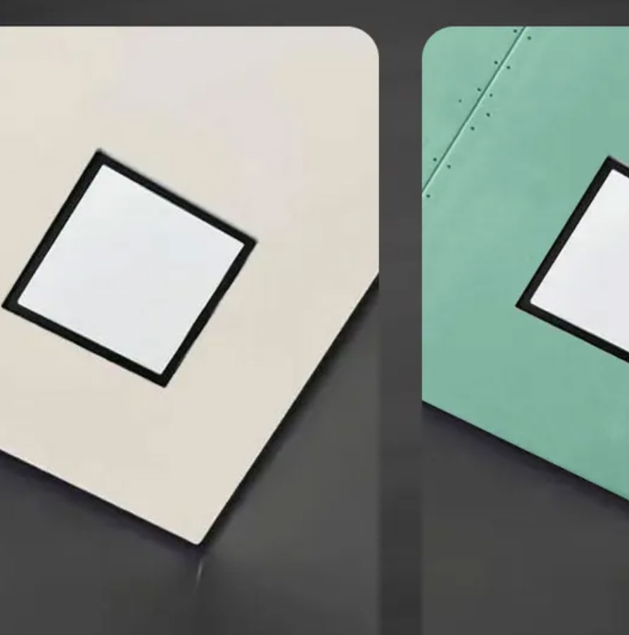 Теневой магнитный диффузор квадратный для потолков из гипсокартона 150х150/160 мм